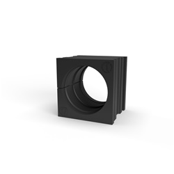 Gommino TPE Nero IP66 HF per 1 Cavo 16.5-17mm Installazione Industriale