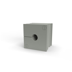 Gommino passacavi piccolo in TPE grigio IP66 halogen free per cavo 5-6 mm