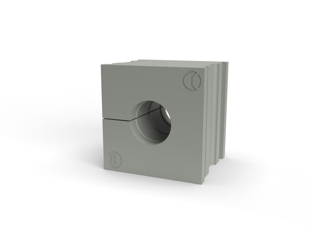 Gommino piccolo passacavi TPE grigio IP66 halogen free per cavo 8-9 mm