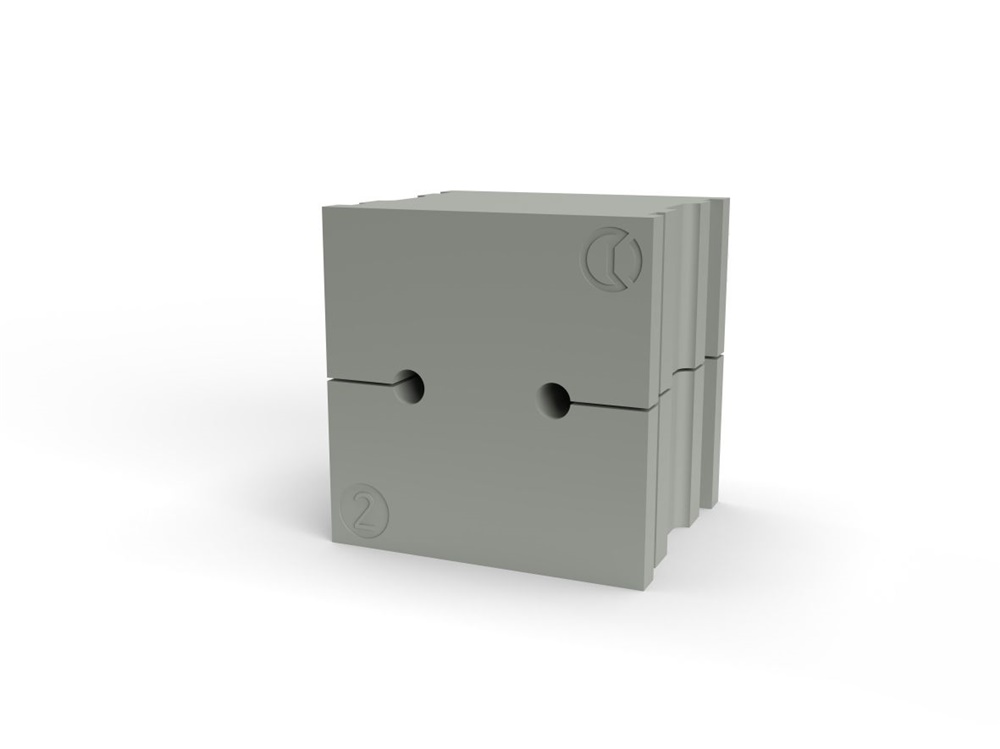 Gommino piccolo passacavi divisibili TPE grigio IP66 halogen free per cavi 2-3 mm