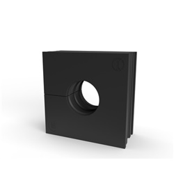 Gommino TPE nero IP66 passacavi 16-17mm installazione elettrica