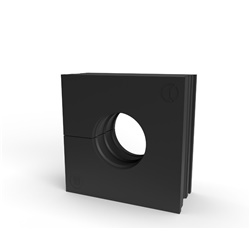 Gommino TPE Nero IP66 Passacavi 1 Cavo 18-19mm Installazione Industriale