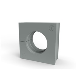 Gommino TPE Grigio IP66 Passacavi 1 Cavo 24-25mm Installazione Industriale