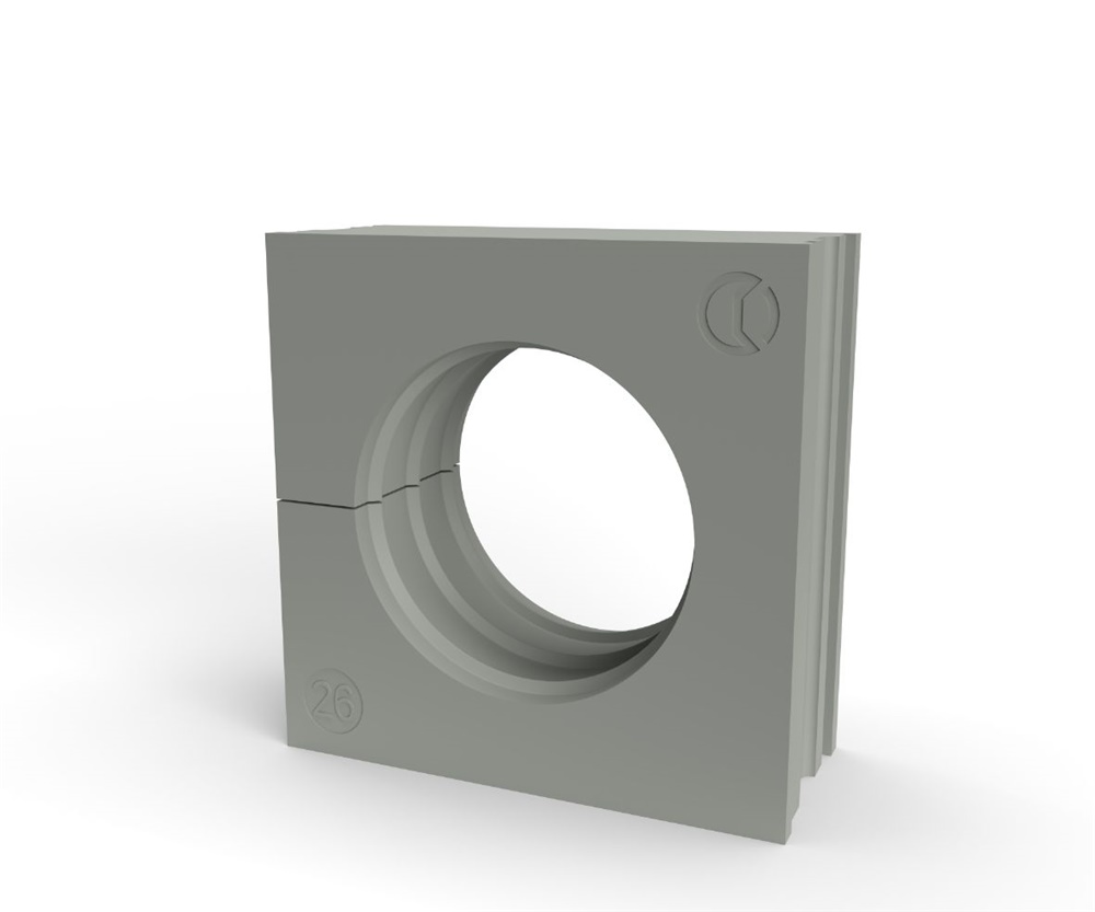 Gommino TPE grigio IP66 protezione cavo 26-27mm installazione industriale