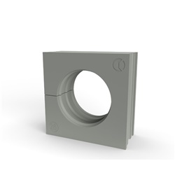 Gommino TPE grigio IP66 protezione cavo 26-27mm installazione industriale