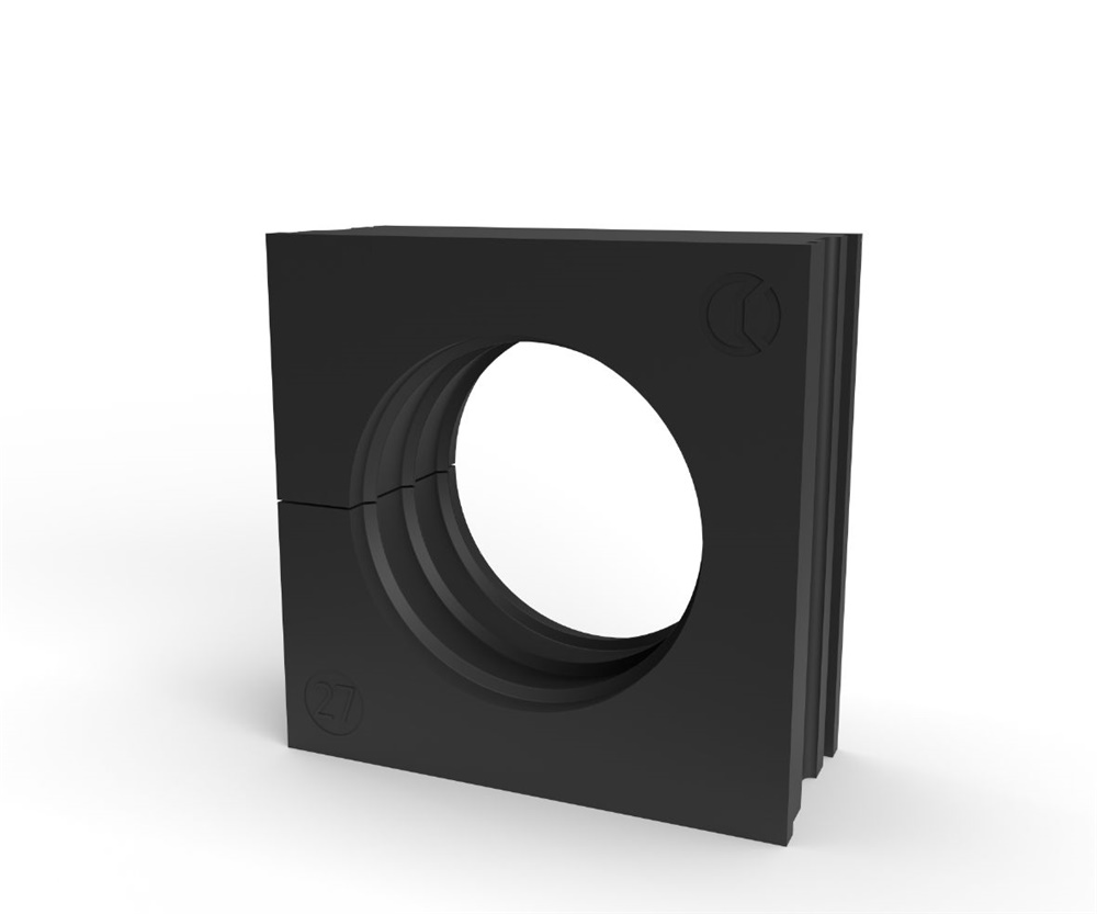 Gommino TPE Nero IP66 HF Passacavi 27-28mm Installazione Industriale