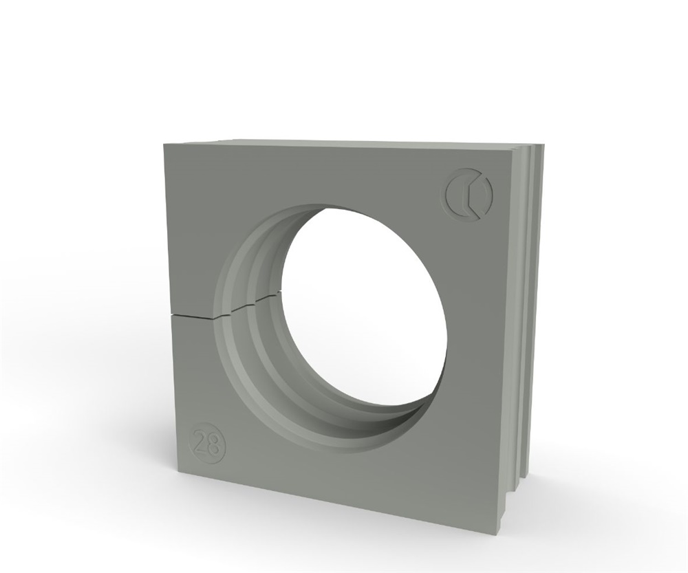 Gommino TPE grigio IP66 protezione cavi 28-29mm installazione industriale