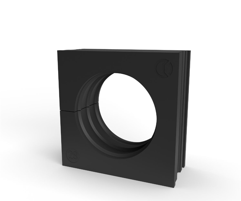 Gommino TPE Nero IP66 HF Passacavi 28-29mm Installazione Industriale