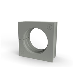 Gommino TPE grigio IP66 protezione cavo 29-30mm installazione industriale