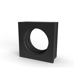 Gommino TPE Nero IP66 HF Passacavi 1 Cavo 29-30mm Installazione Industriale