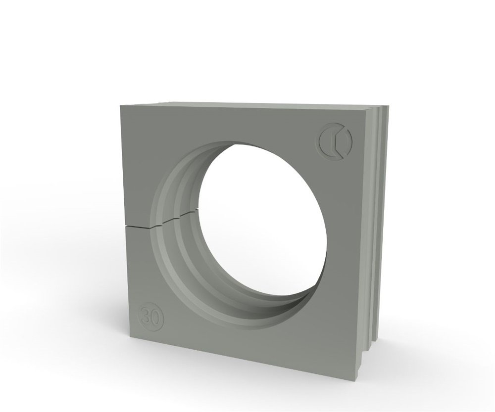 Gommino TPE grigio IP66 per cavi 30-31 mm installazioni industriali