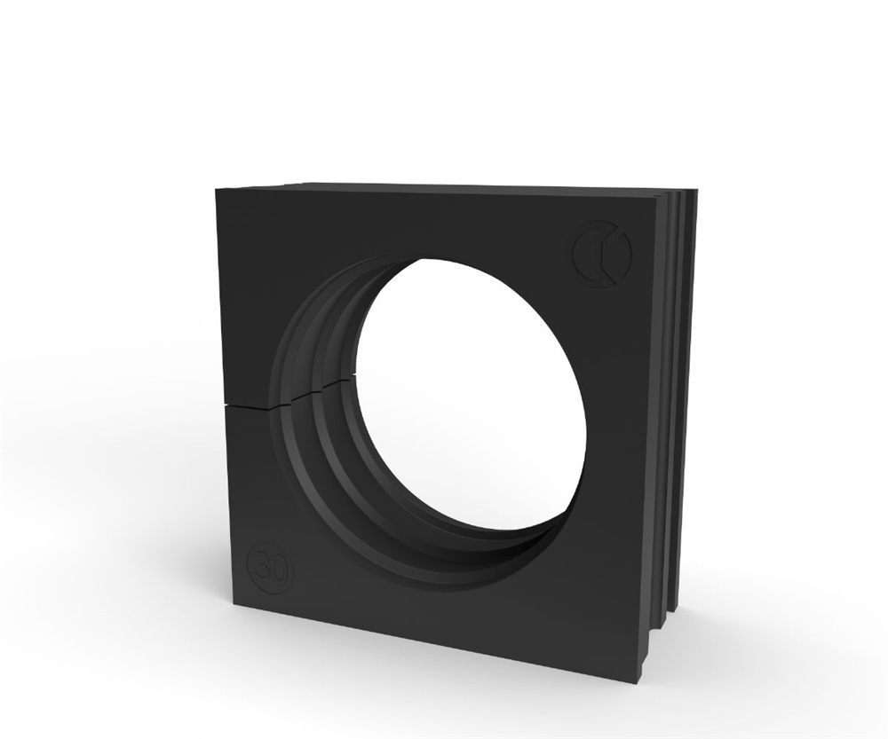 Gommino TPE Nero IP66 Passacavi 30-31mm Installazione Industriale
