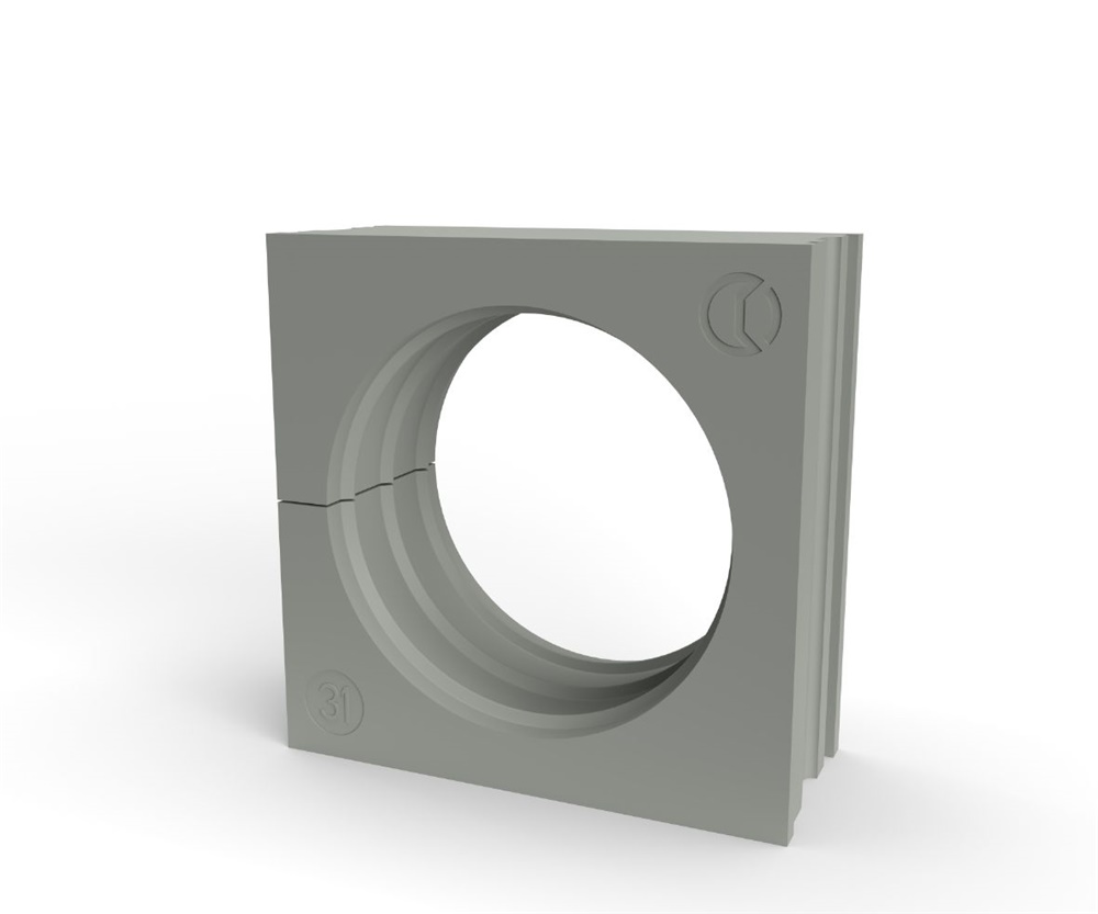Gommino TPE grigio IP66 protezione cavo 31-32mm installazione elettrica