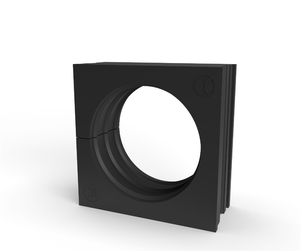 Gommino TPE nero IP66 HF per 1 cavo 31-32mm installazione elettrica