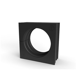 Gommino TPE nero IP66 HF per 1 cavo 31-32mm installazione elettrica