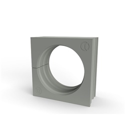 Gommino TPE grigio IP66 protezione cavo 32-33mm installazione industriale
