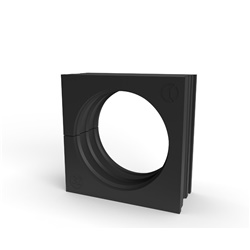 Gommino TPE Nero IP66 Passacavi 1 Cavo 32-33mm