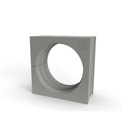 Gommino TPE grigio IP66 passacavo 33-34mm installazione industriale