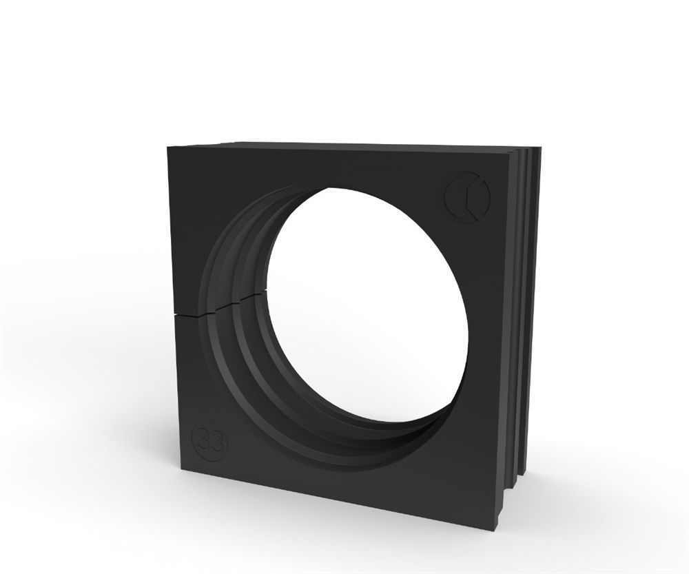 Gommino TPE Nero IP66 Passacavi 33-34mm Installazione Industriale