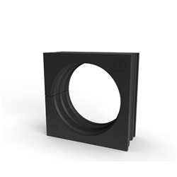Gommino TPE Nero IP66 Passacavi 33-34mm Installazione Industriale