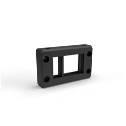 Telaio passacavi 10 poli PA6.6 IP66 nero con 3 gommini