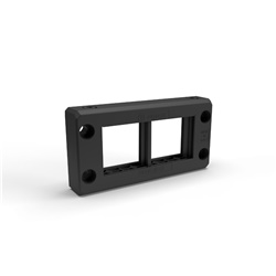 Telaio passacavi 16 poli divisibile PA6.6 IP66 nero halogen free per cablaggio industriale