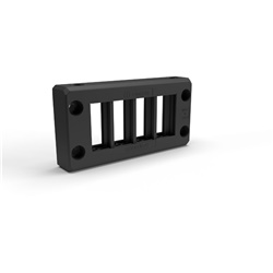 Telaio passacavi 16 poli PA6.6 IP66 nero 8 gommini