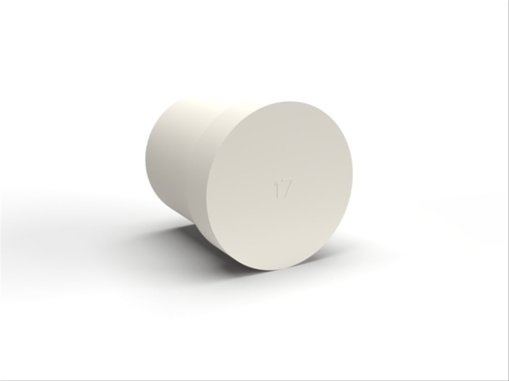 Tappo per gommino PA6.6 IP66 halogen free bianco diametro 13 mm protezione elettrica robusta
