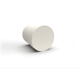 Tappo per gommino PA6.6 IP66 halogen free bianco diametro 13 mm protezione elettrica robusta