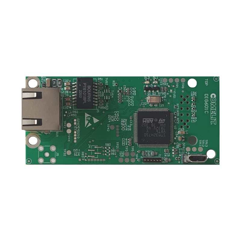 Scheda comunicazione IP plug-in rete Ethernet TCP/IP per centrali serie Vedo grado EN50131-2