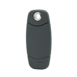 Portachiavi PAC OPS Mifare DESFire EV1 4K grigio con clip, confezione da 10