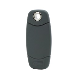 Portachiavi PAC OPS Mifare DESFire EV1 4K grigio con clip, confezione da 10