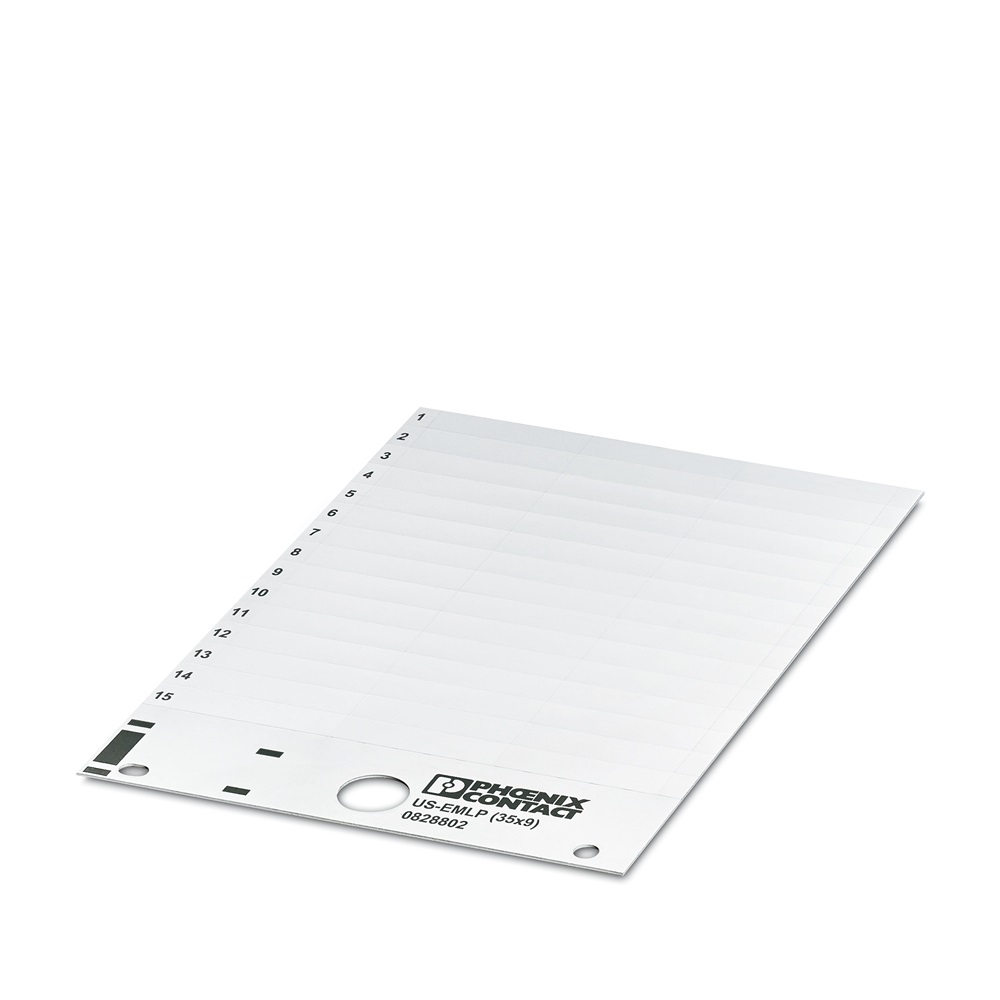 Etichetta identificativa 35x9mm unisheet Phoenix Contact
