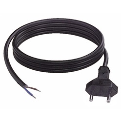 Cavo alimentazione italiano 2x0,75 mm² 2 metri per uso domestico e professionale