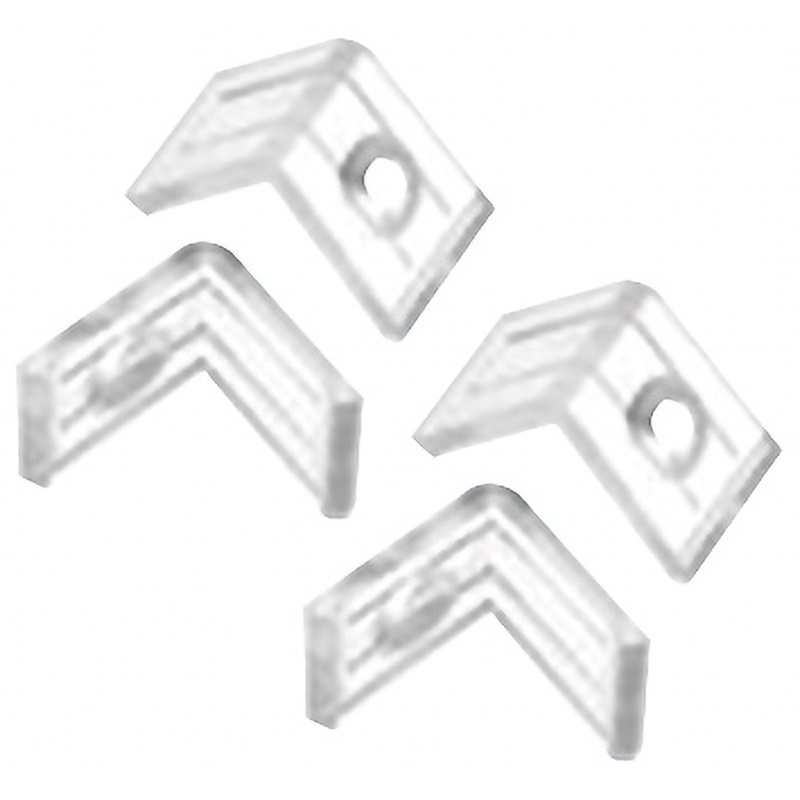 Kit 4 staffe angolari metallo montaggio stabile profili angolari applicazioni elettriche e strutturali