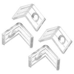 Kit 4 staffe angolari metallo montaggio stabile profili angolari applicazioni elettriche e strutturali