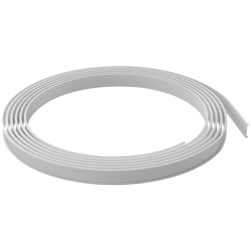 Copri cavo opalino 15m per profili angolari R/S6-R/S16 protezione elettrica interna