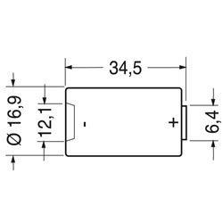 Pila litio 3V 1500mAh CR123 alta durata prestazioni elettronica affidabile