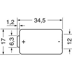 Pila litio 3V Panasonic CR123 compatta lunga durata per dispositivi elettronici professionali