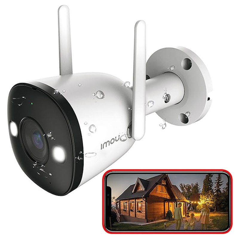 Telecamera esterna 5MP WiFi 6 resistente agenti atmosferici videosorveglianza avanzata