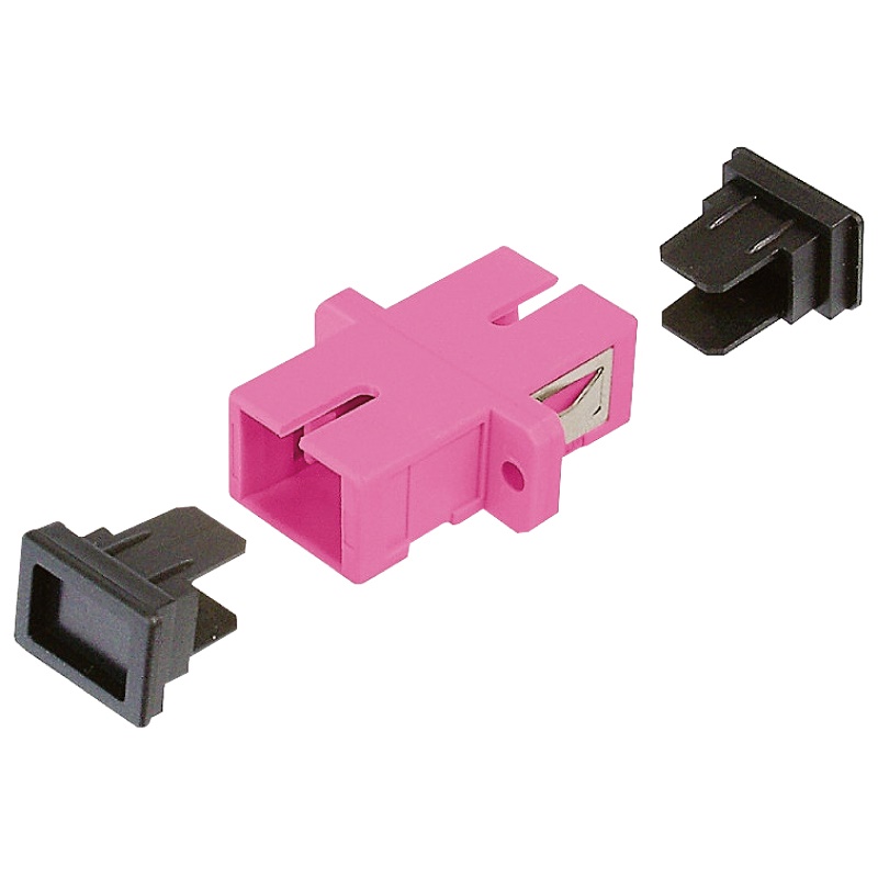 Adattatore SC-SC OS2 monomodale alta qualità per reti fibra ottica professionali