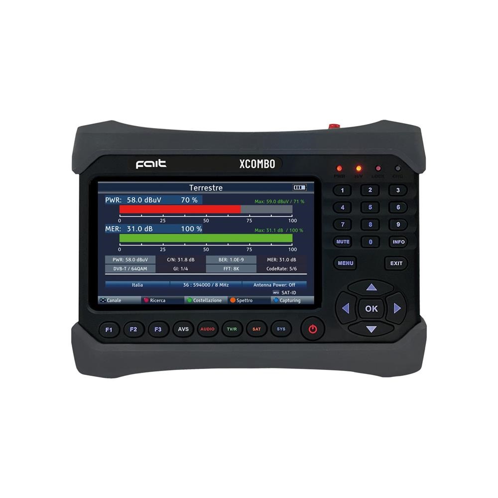 XCOMBO-STRUMENTO DI MISURA DVBT2-DV
