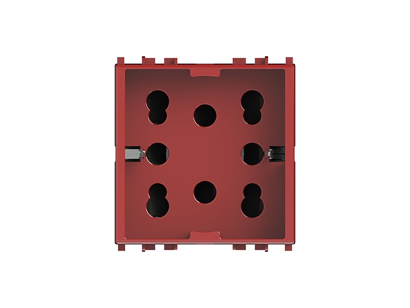 Interruttore Vimar Plana Rosso 16A 2 moduli per impianti elettrici residenziali