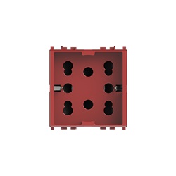 Interruttore Vimar Plana Rosso 16A 2 moduli per impianti elettrici residenziali