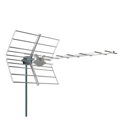 Antenna Yagi UHF 5G Killer+ con filtro cortina per uso residenziale