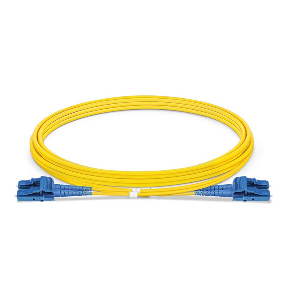 Bretella fibra ottica monomodale 2m LC/UPC duplex FTTH