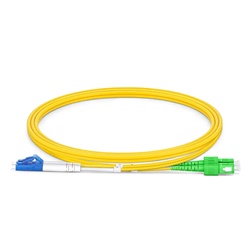Bretella fibra ottica monomodale 1m SC/APC-LC/UPC duplex FTTH