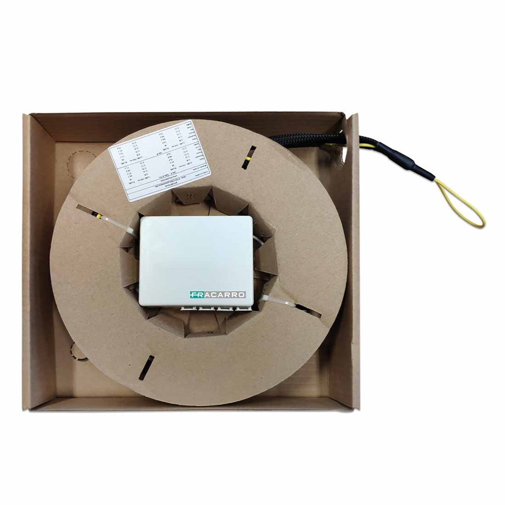 Scatola Terminazione Ottica 4 FO 30m FTTH appartamento plastica
