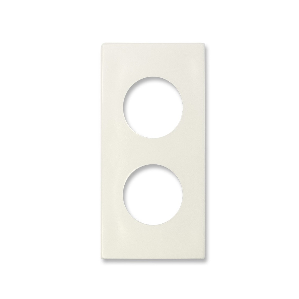 Adattatore MatixGO bianco 2 fori prese demiscelate