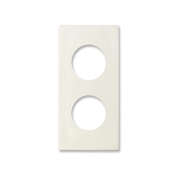 Adattatore MatixGO bianco 2 fori prese demiscelate